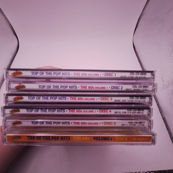 TOP OF THE POP HITS THE 60S VOLUME 1 (6) CD SET IN ORIGINAL BOX MULTIPLE ARTISTS - Picture 10 of 10